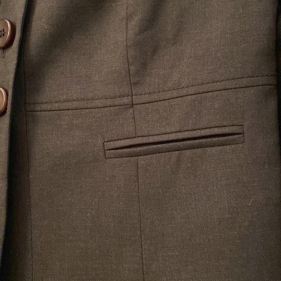 Pendleton Virgin Wool Lycra Gray Beautifully Tailored Blazer NeverUsed - Picture 10 of 12